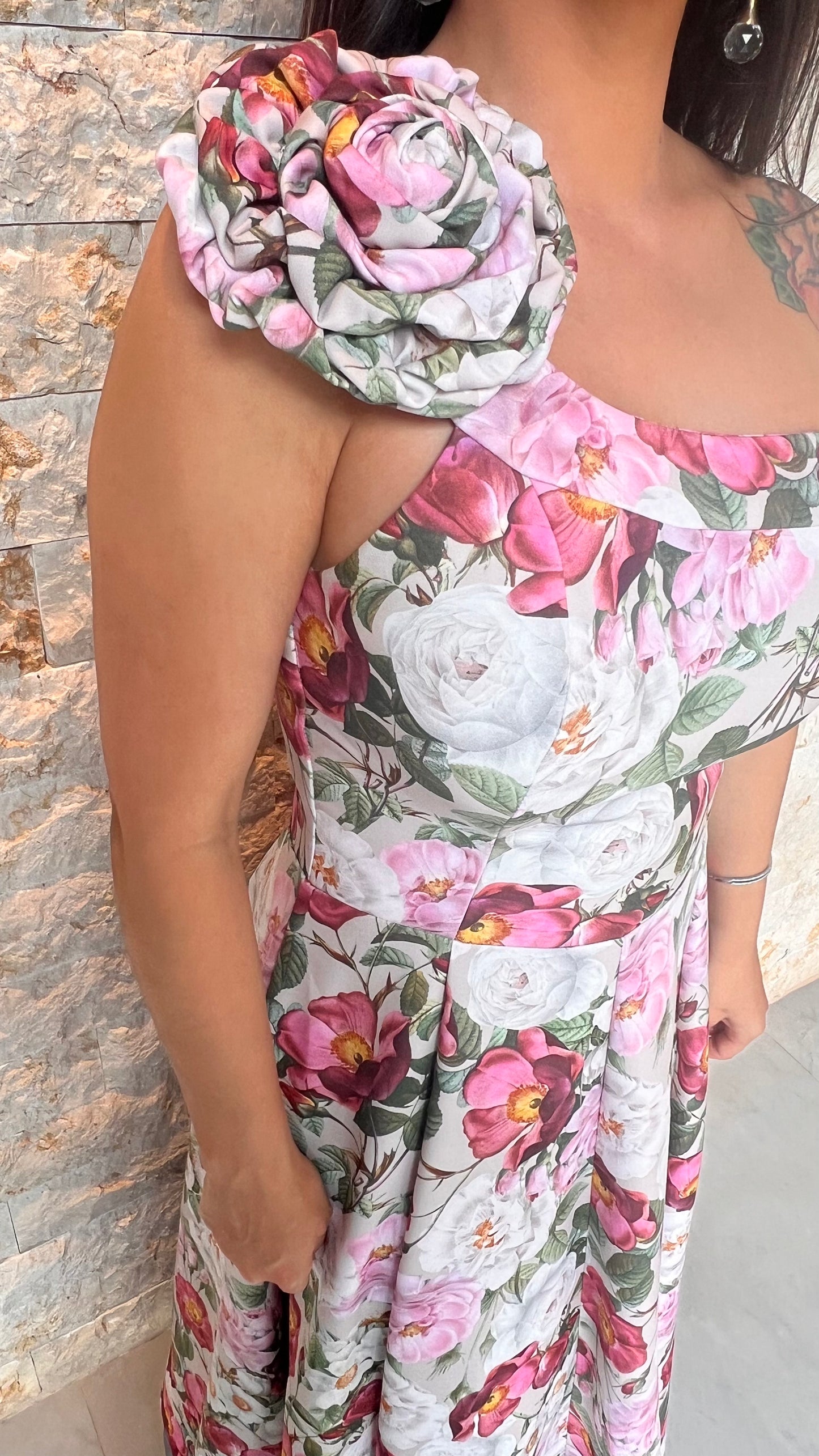 Vestido Midi Floral Limon - Estampado 5340
