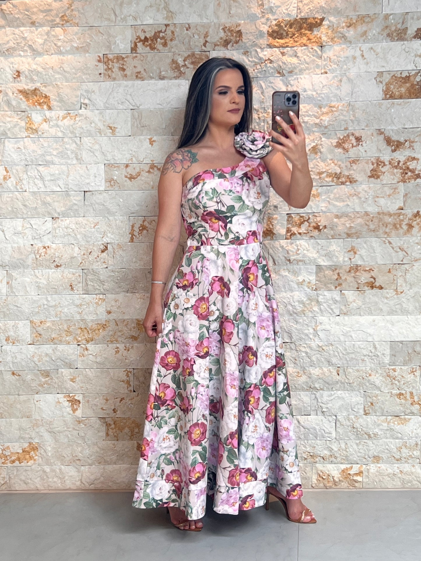Vestido Midi Floral Limon - Estampado 5340