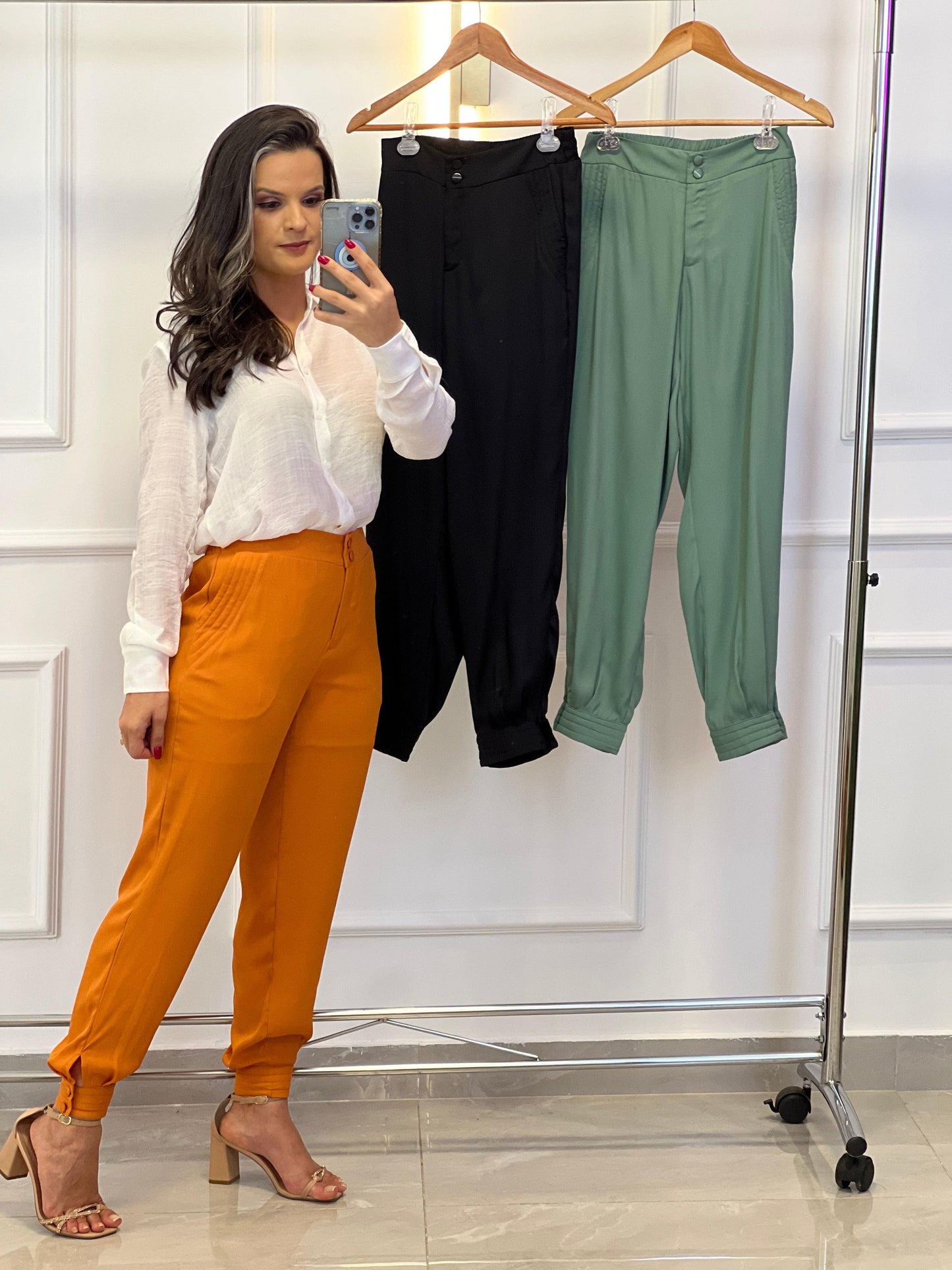 Carrot Pocket Knife Pants - Orange
