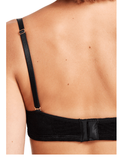 Shades Glossy Bra - Black