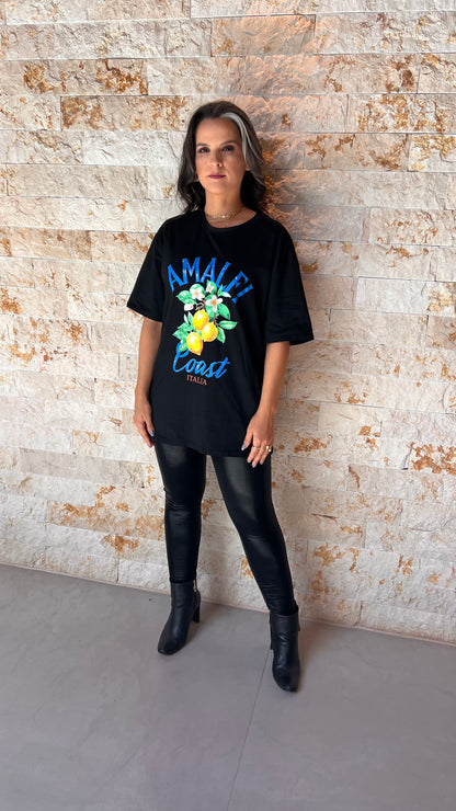 Blusa Tshirt Amalfi EAG- Preto 5691
