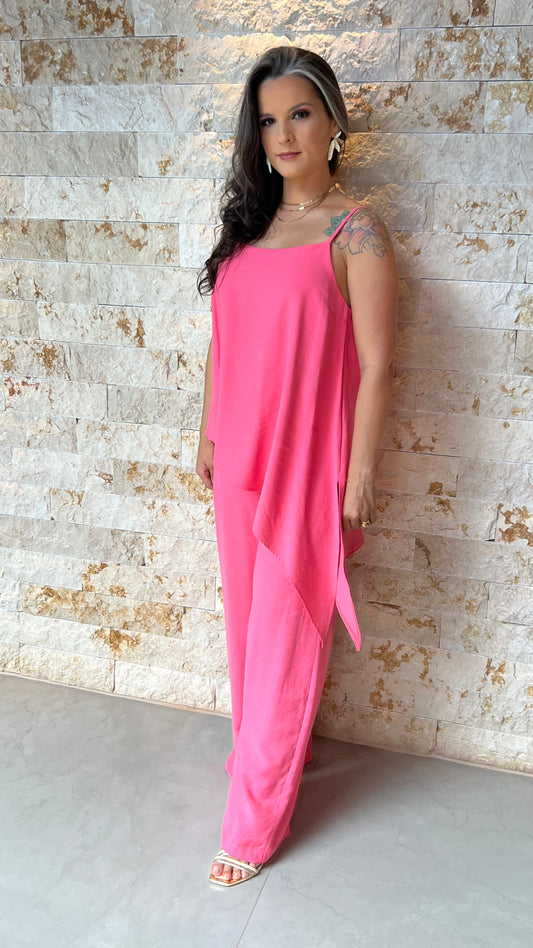 Conjunto CL BL Assimétrica ARA- Rosa 5914