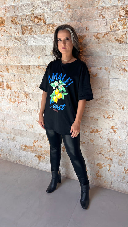 Blusa Tshirt Amalfi EAG- Preto 5691