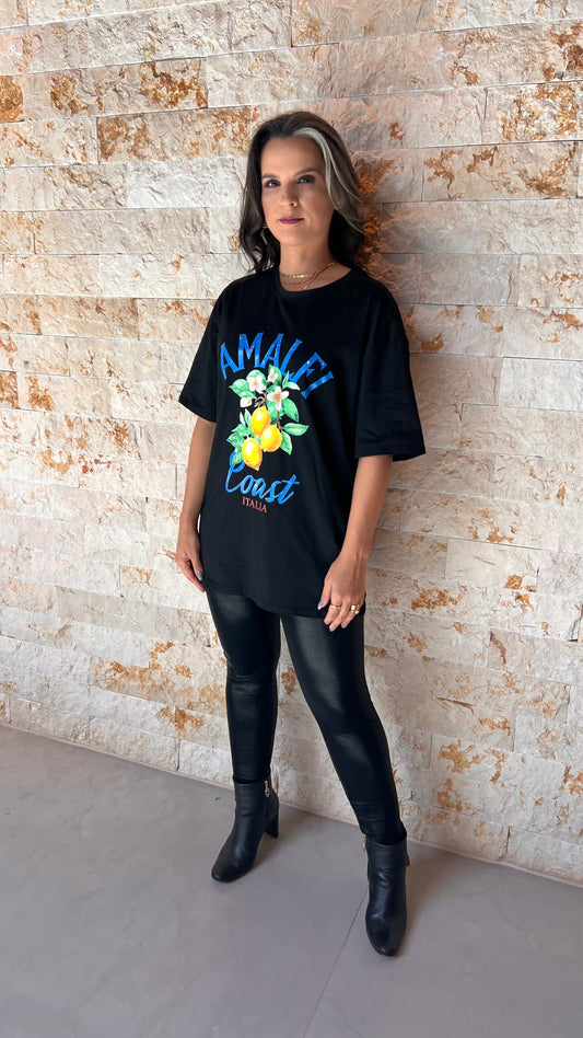 Blusa Tshirt Amalfi EAG- Preto 5691