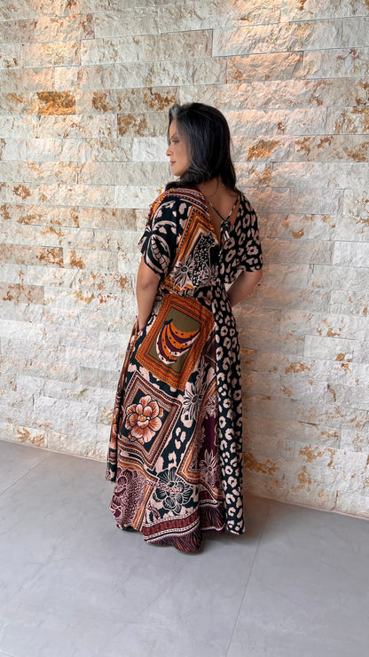 Vestido Midi Multi Estampa RIO - Estampado 5563