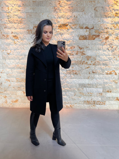 Bicolor Dubbed Jacket - Black