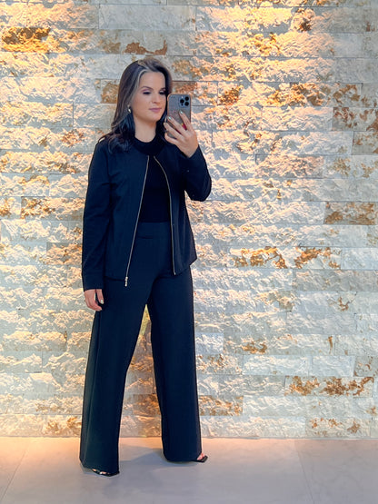 Jacket and Pants Set - Black