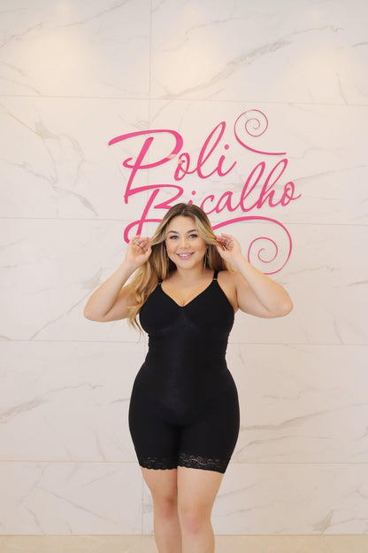 Jumpsuit Strap Shades Lace - Black