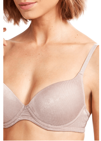 Shades Glossy Bra - Nude